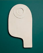 White Natural Rubber Pouch with Apron White Natural Rubber Pouch with Apron